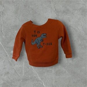 Garanimals Orange T-Rex Sweatshirt